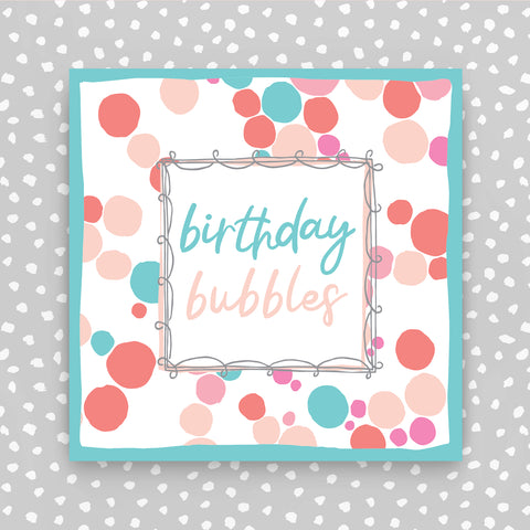 Birthday Bubbles - Blue and pink circles (TF77)