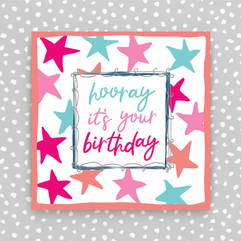 Hooray it's your Birthday - stars (TF82)