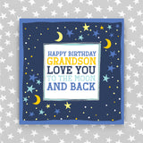 Happy Birthday - Grandson love you to the moon and back (TF95)