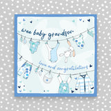 Scottish - Wee baby grandson Greeting Card (W51)