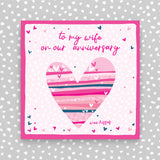 Scottish - Wife on our Anniversary Greeting Card (W56)