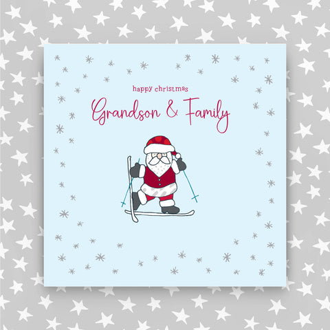 Happy Christmas Grandson & Family (XGR27)