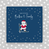 Happy Christmas Brother & Family (XGR29)