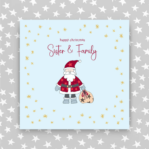 Happy Christmas Sister & Family (XGR30)