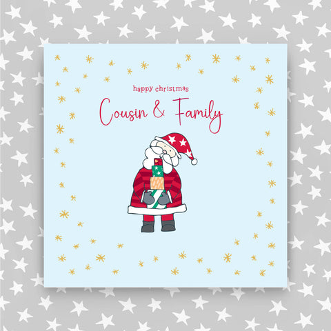Happy Christmas Cousin And Family (XGR40)