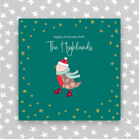 'From The Highlands' - Happy Christmas - Robin (XGR63 THEHIGHLANDS)