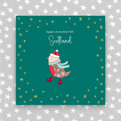 'From Scotland' - Happy Christmas - Robin (XGR63 SCOTLAND)