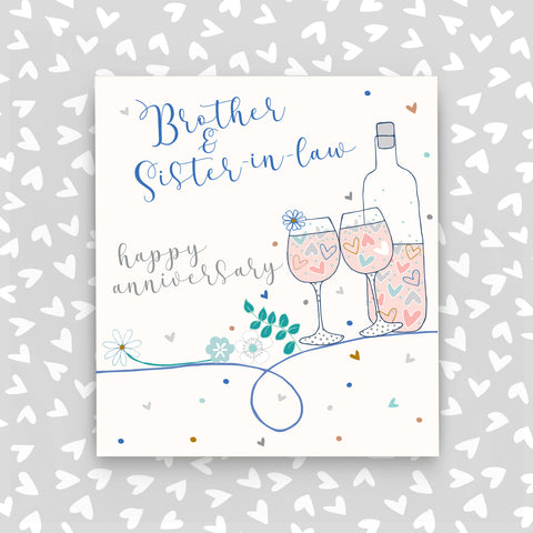 Brother And Sister In Law Anniversary Card (A14)