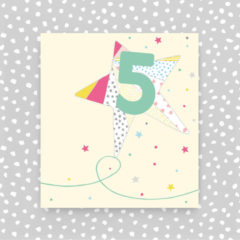 Aged 5 - Pink Star (A37)