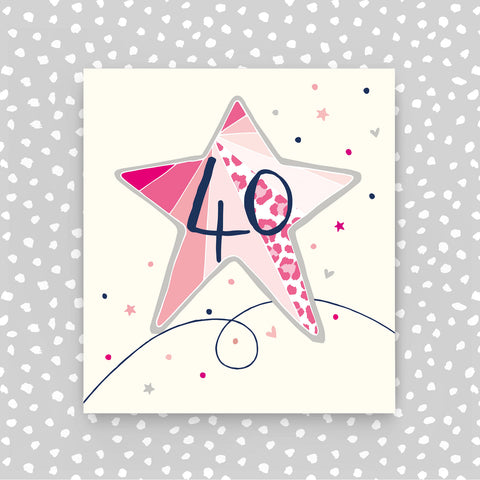 Aged 40 - Pink Star (A46)