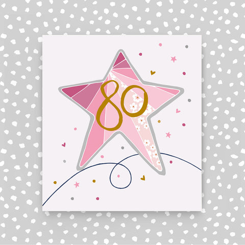 Aged 80 - Pink Star (A50)