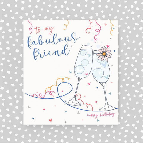 To my Fabulous Friend - Glasses  (A75)