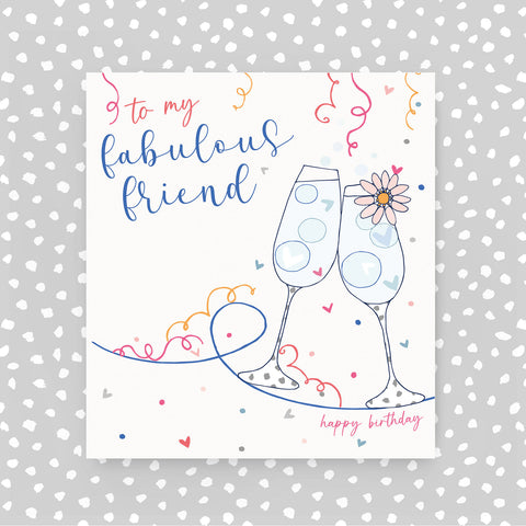 To my Fabulous Friend - Glasses  (A75)