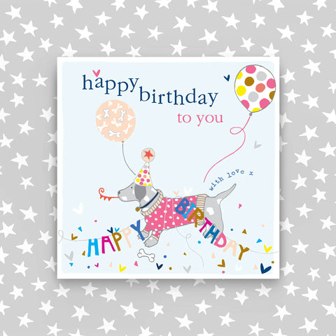 Birthday Sausage Dog (CB106)