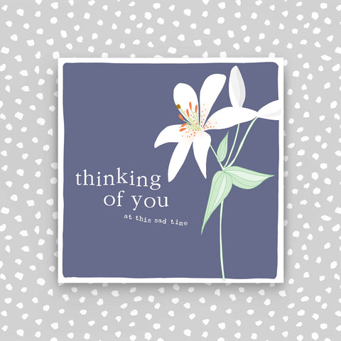 Thinking of you - thinking of you at this sad time (CB140)
