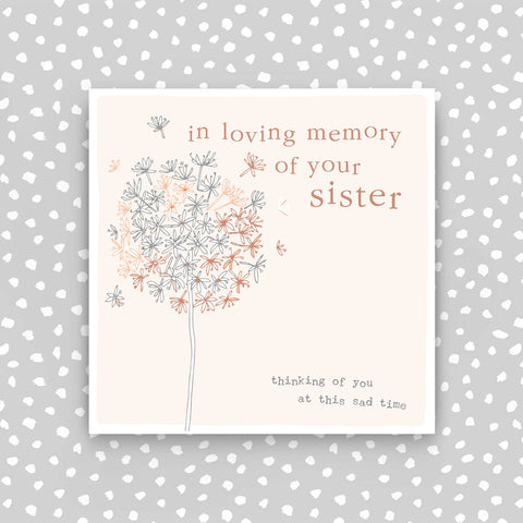 In loving memory of your sister (CB152)