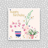 Happy Birthday - Flowers and plants (CB169)