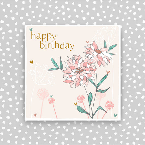 Happy Birthday - Flowers (CB172)