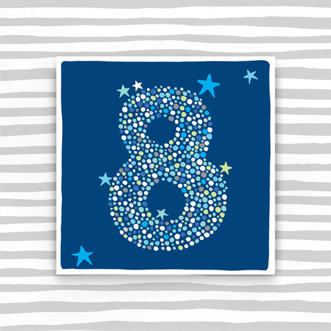 Boy Aged 8 Birthday Card (CB81)