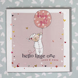 Hello Little One, New Baby Girl Card (GC02)