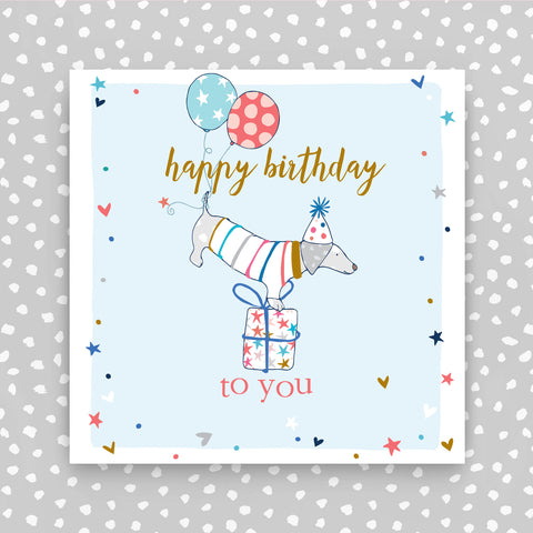 Happy Birthday Card - Dog (GC14)