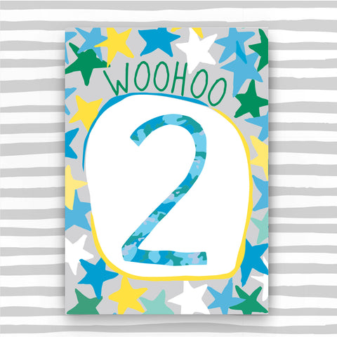 Boy Aged 2 Card (HB02)