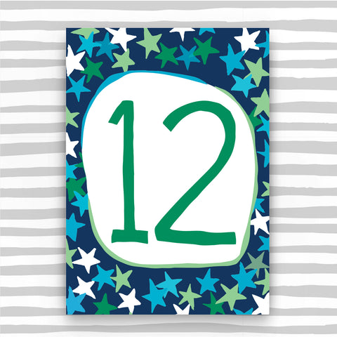 Boy Aged 12 Card (HB12)