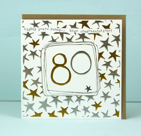 80th Birthday Card (LF21)