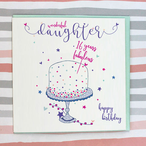 Daughter 16th Birthday Card (NTJ01)