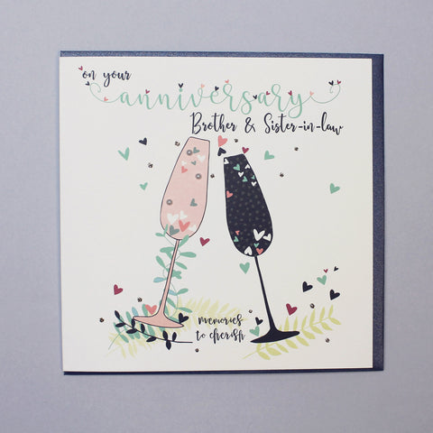 Brother and Sister in law Anniversary card (NTJ134)