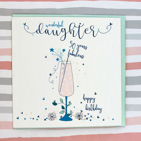 Daughter 50th Birthday Card (NTJ17)