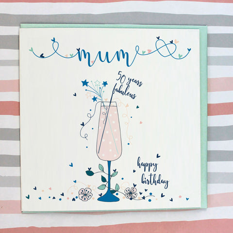 Mum 50th Birthday Card (NTJ19)