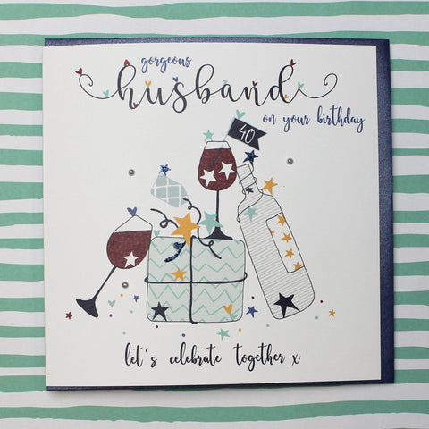 Husband 40th Birthday Card (NTJ33)