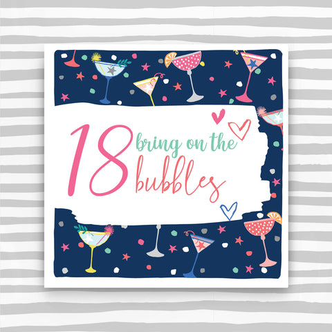 18th Female Birthday Card (PBS59)