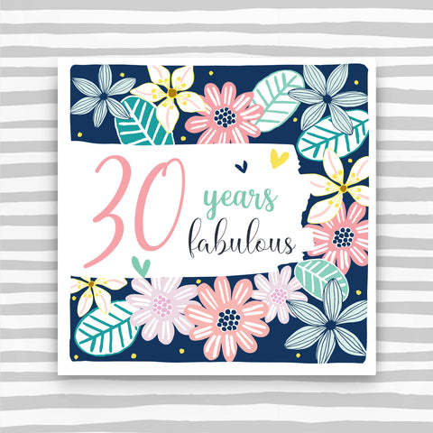 30th Female Birthday Card (PBS61)