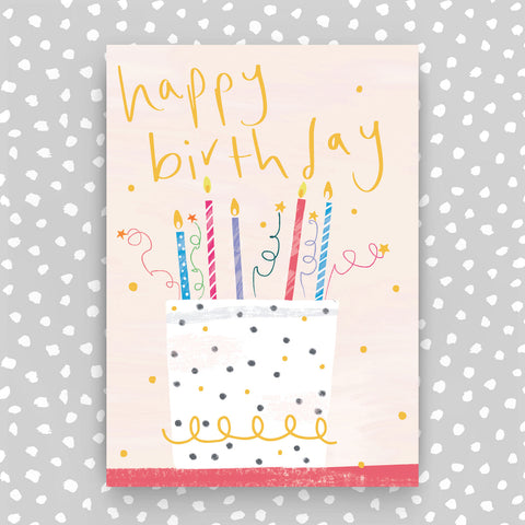 Happy Birthday Card- Cake (SUN05)