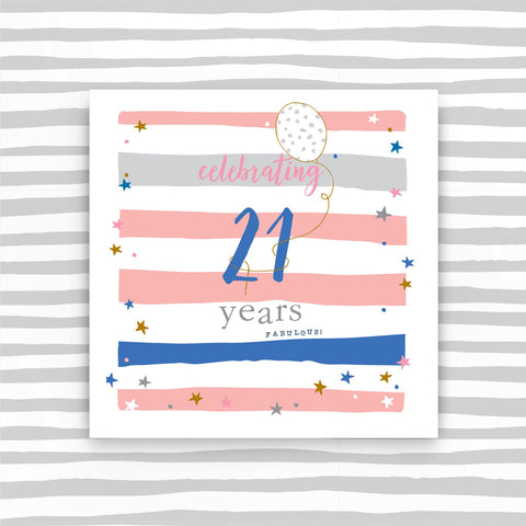 Celebrating 21 years female (TC29)