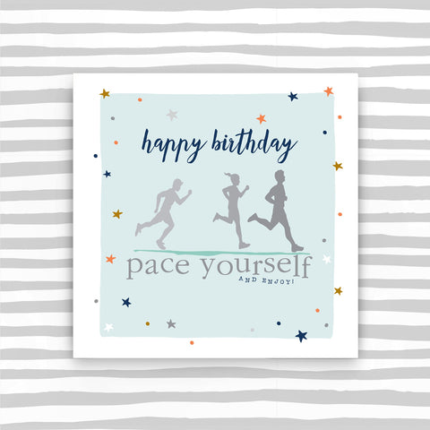 Happy Birthday - Runner - Pace yourself (TC66)