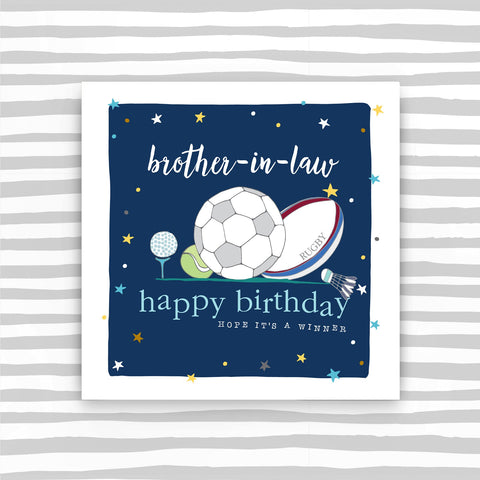 Brother-In-Law Birthday Card (TC79)