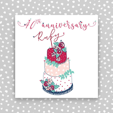 40th Wedding Anniversary (TJ31)