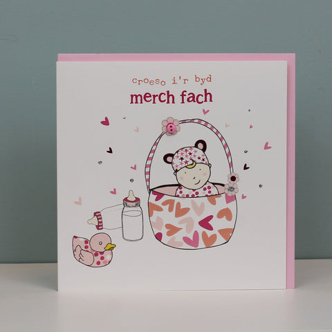 Merch Fach - Croeso I'r Byd  (Little girl - Welcome To The World) (WHT23)