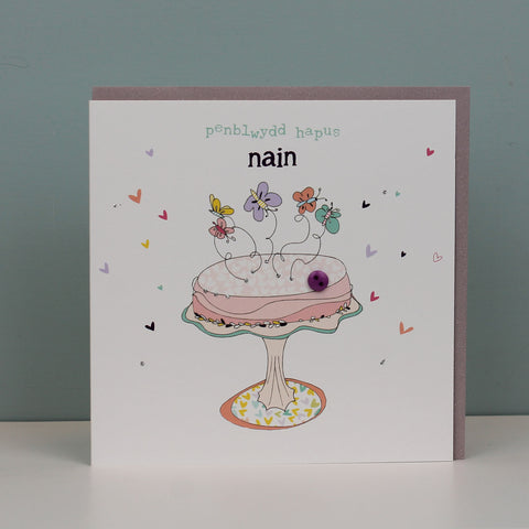 Penblwydd Hapus Nain (Happy birthday Grandma) (WHT28)