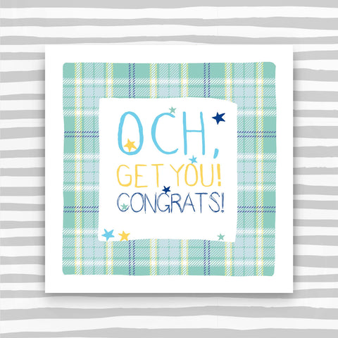 Och, get you! Congrats! (WIR09)