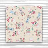 Vases on pink Gift Wrap (WR38)