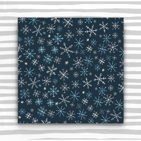 Christmas Giftwrap - Snowflakes (WR46)