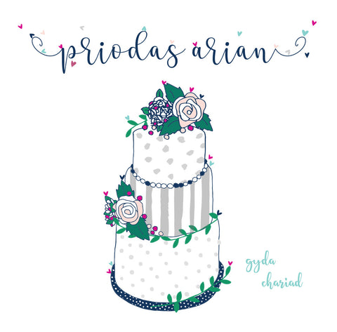 Priodas Arian  (Silver Wedding Anniversay) (WTJ14)