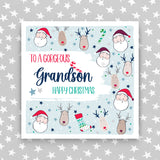 Gorgeous Grandson Happy Christmas (XBS09)