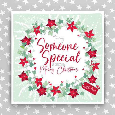 My Someone Special - Large Wreath Christmas Card (XGAR10)