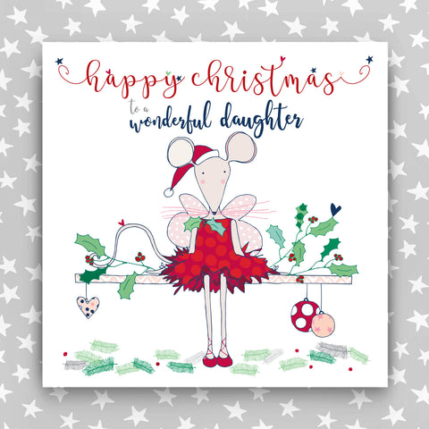 Large Christmas Card - Wonderful Daughter (XTJP05)